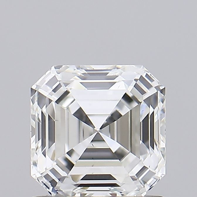 1.05 carat e VS2 EX Cut IGI asscher diamond